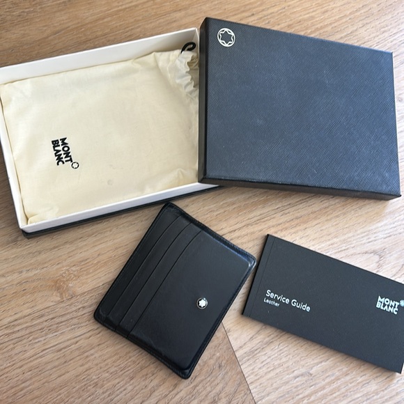 Montblanc cardholder in black - Picture 7 of 7